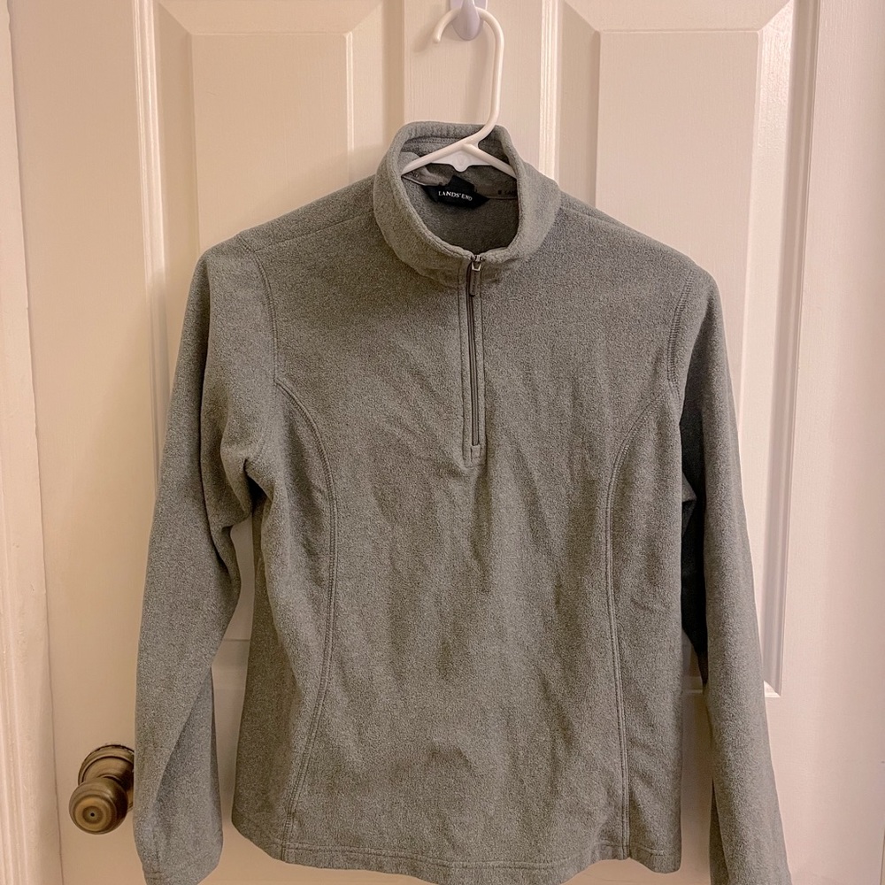 Lands End Women’s Fleece Jacket S/P 6-8